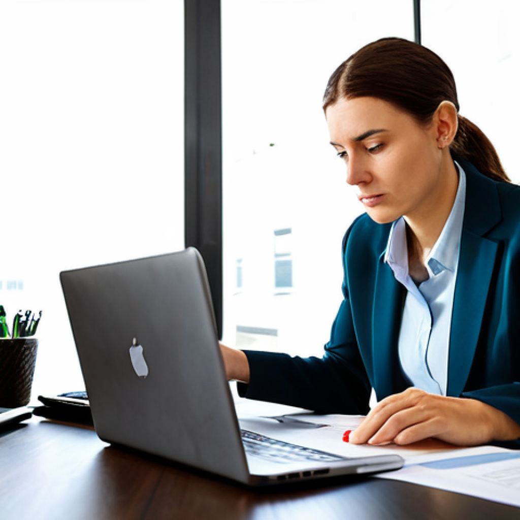 A focused professional individual, fully clothed in modest business attire, sits at a clean, organized desk in a well-lit modern home office. They are intently reviewing financial documents and a laptop, with a notebook open for budgeting and financial planning. The atmosphere is calm and contemplative, reflecting thoughtful decision-making on debt reduction and establishing a financial foundation. The pose is natural, showcasing perfect anatomy, correct proportions, well-formed hands, and proper finger count. Professional photography, high resolution, clean lines, shallow depth of field. safe for work, appropriate content, fully clothed, professional dress, family-friendly.