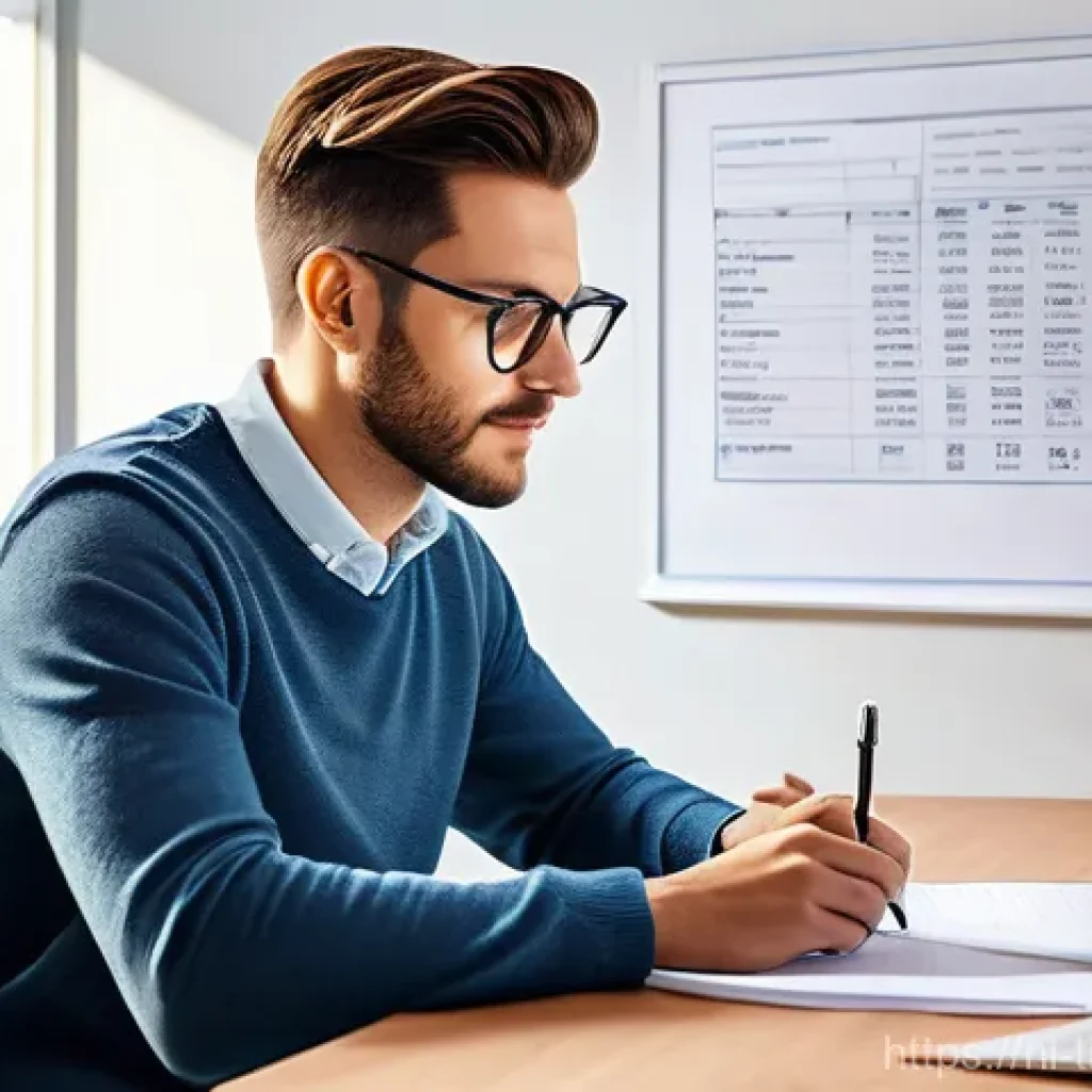 금융 독립을 위한 경제적 비전 수립하기 - **Financial Clarity and Goal Setting:** A young adult, male or female, dressed in comfortable yet sm...